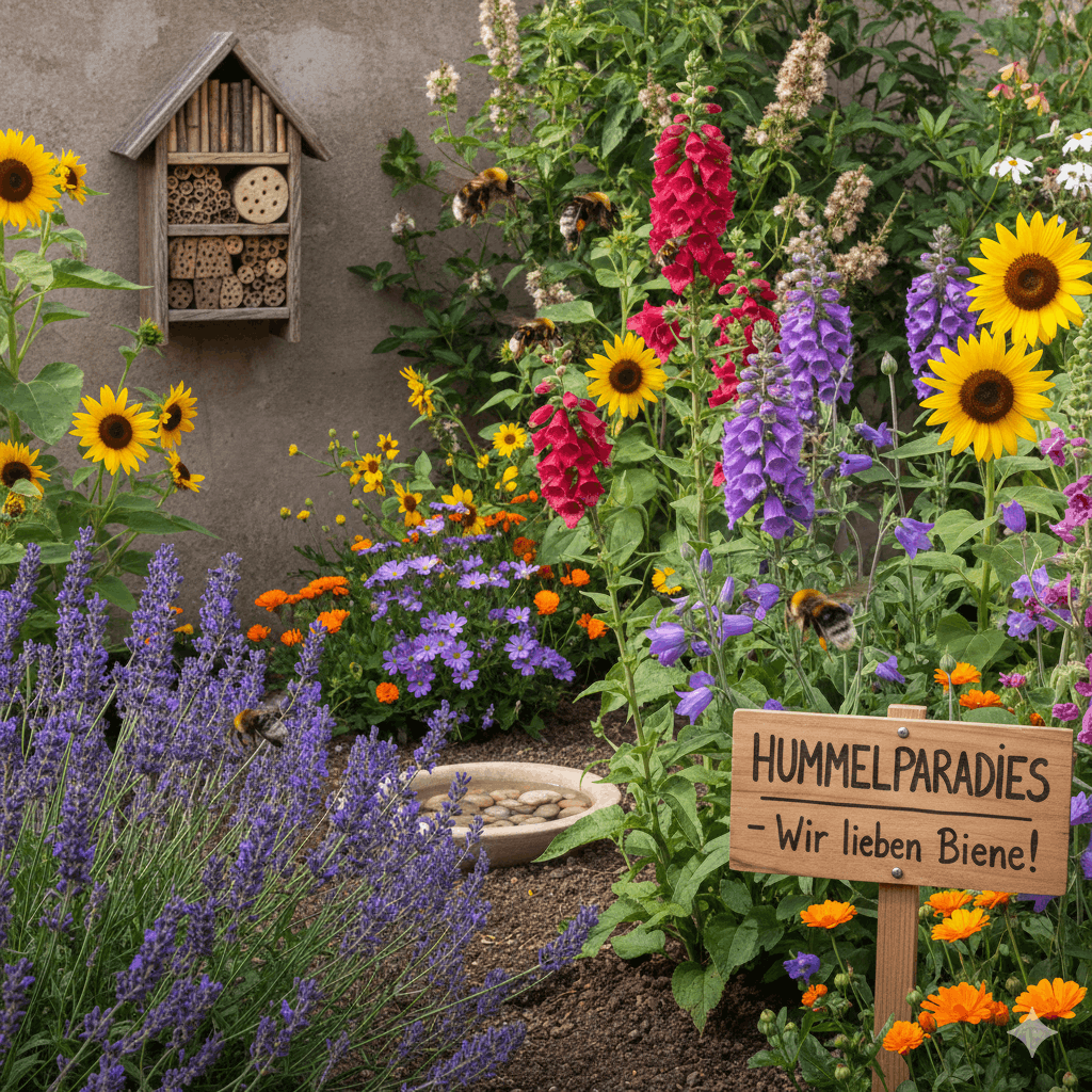 Hummeln in den Garten locken – So geht es